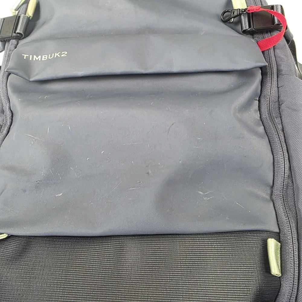 Timbuk2 Backpack Gray 21 Inch Laptop Bag Travel Daypack Men Nylon Commuter
